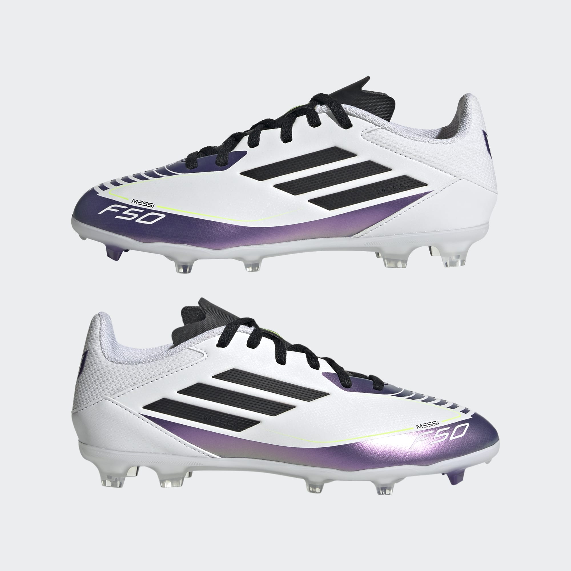 adidas F50 League Messi Firm/Multi-Ground Kids Soccer Cleats