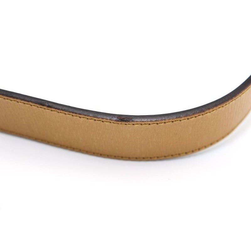 Gucci Double Taiga Head Buckle Leather Belt 70 28 037 1766 1424 Beige