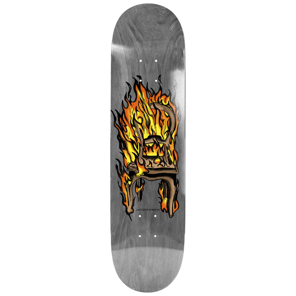 Jacuzzi Skateboard Deck Chair on Fire Twin Tail 8.5" x 32.325"