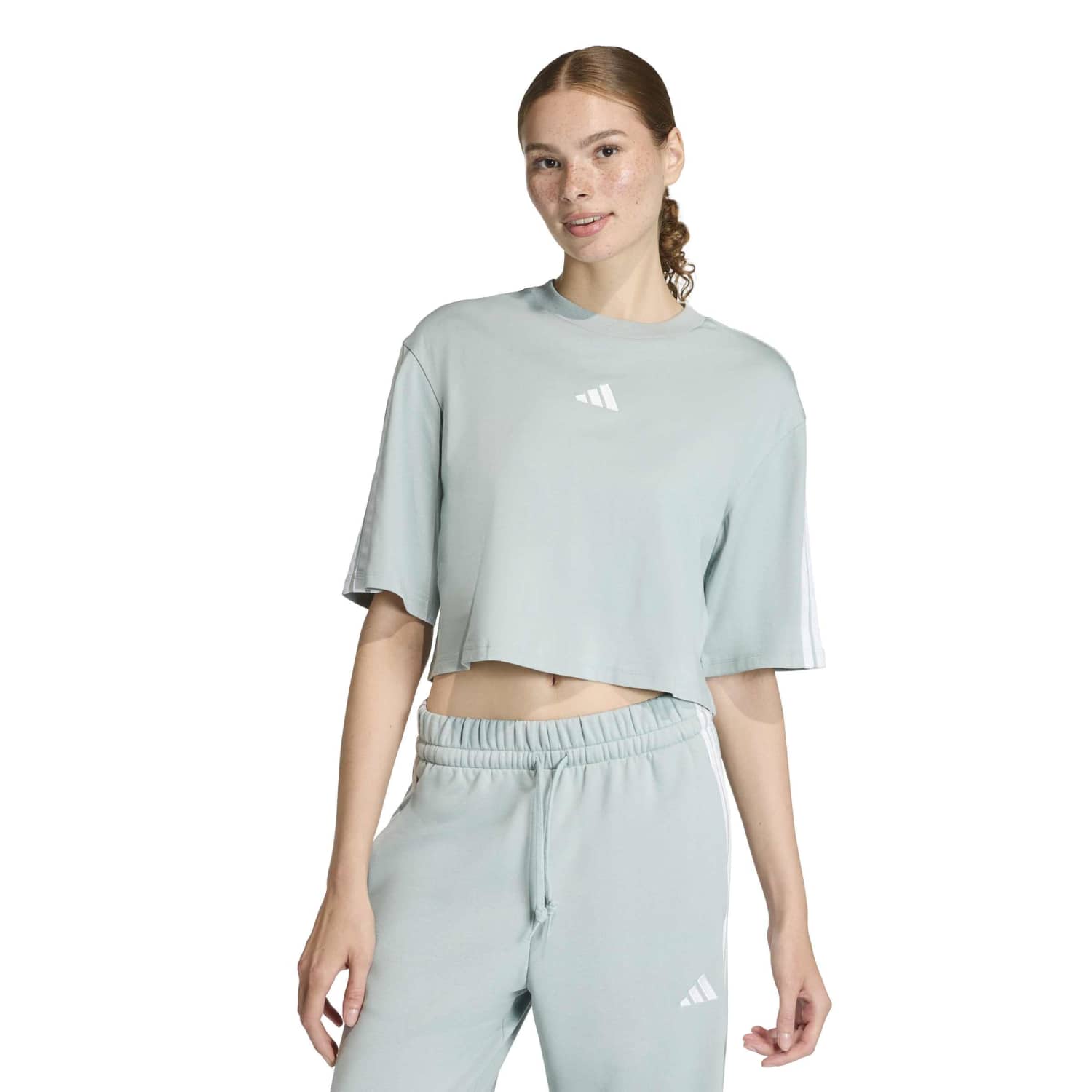 Essentials 3-Stripes Loose T-Shirt - Womens