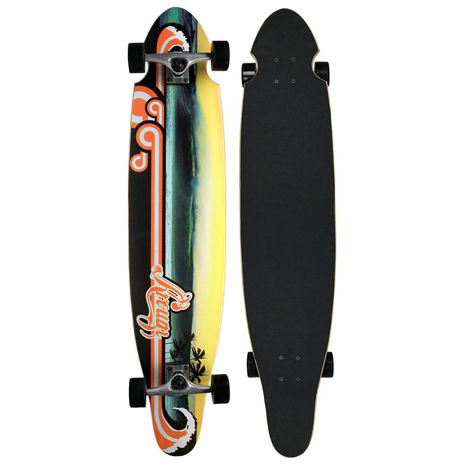 Krown Longboard Complete Kicktail Wave