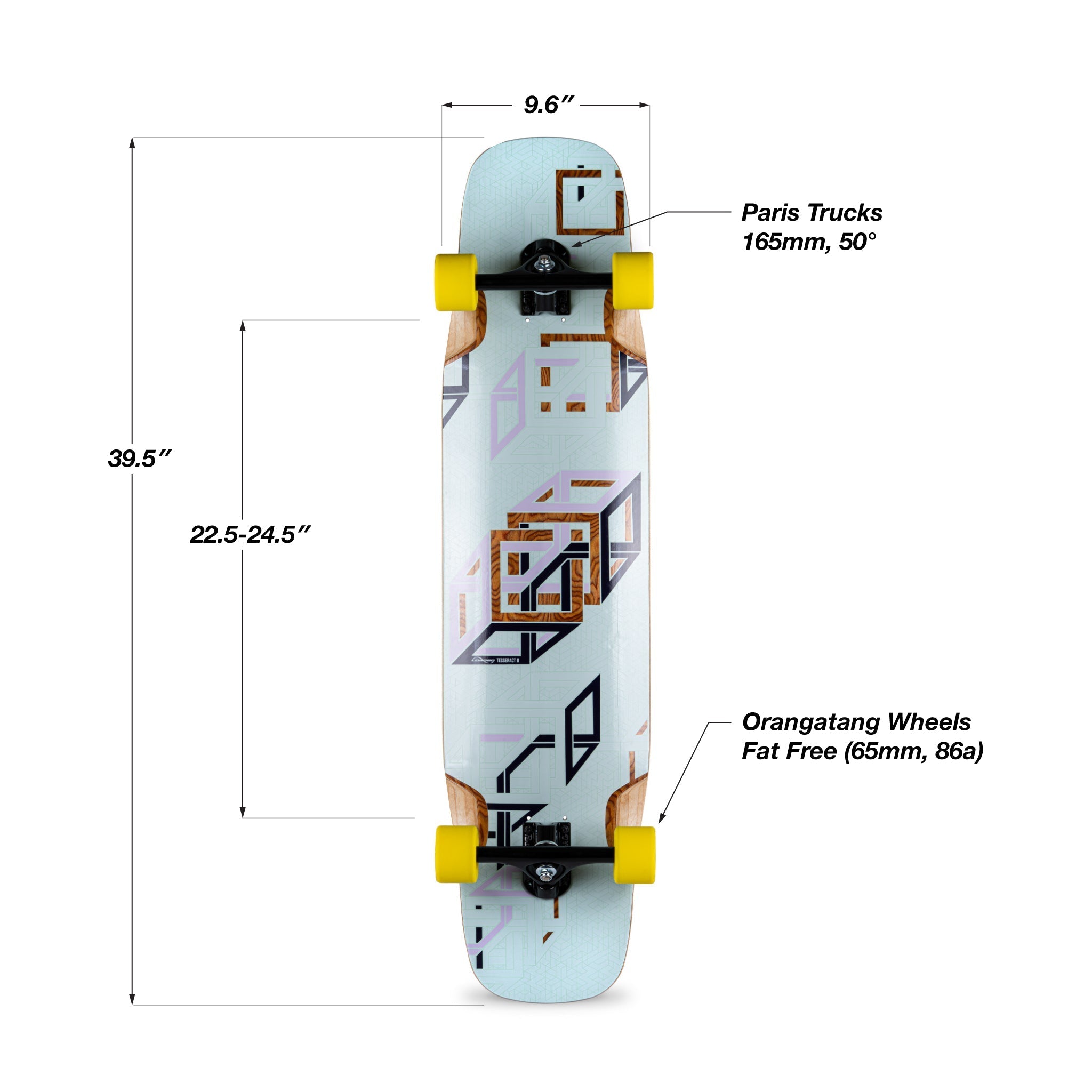 Loaded Longboard Complete Tesseract II Spectra 9.6" x 39.5"