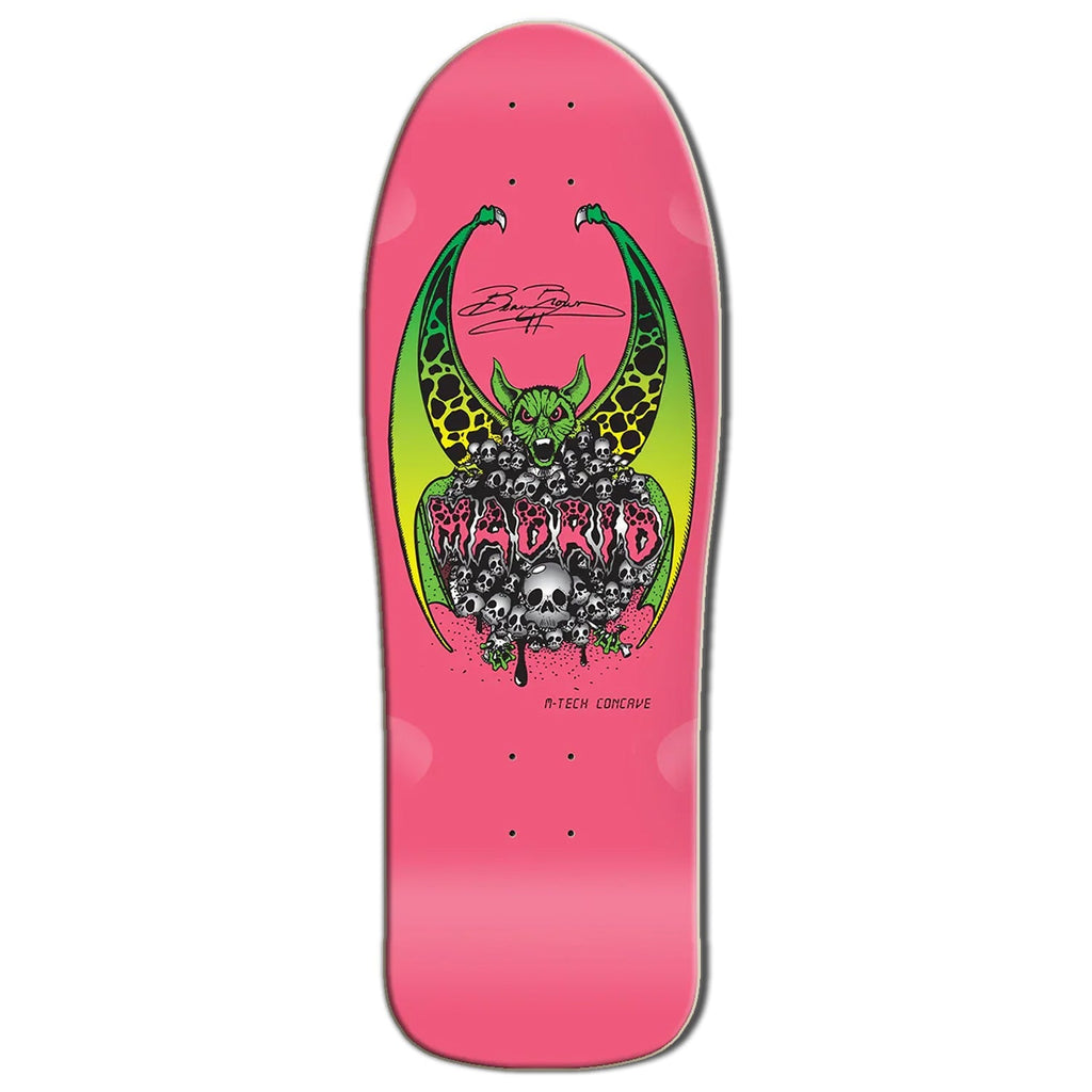 Madrid Skateboard Deck Beau Brown Re-Issue Pink 10.375" x 30.625"