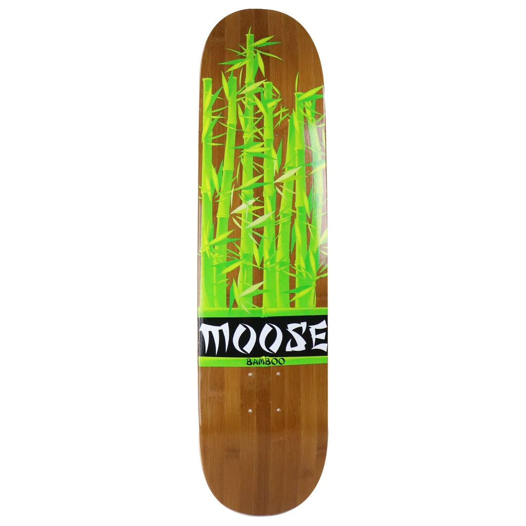 Moose Skateboard Deck Bamboo Leaves 8.5"