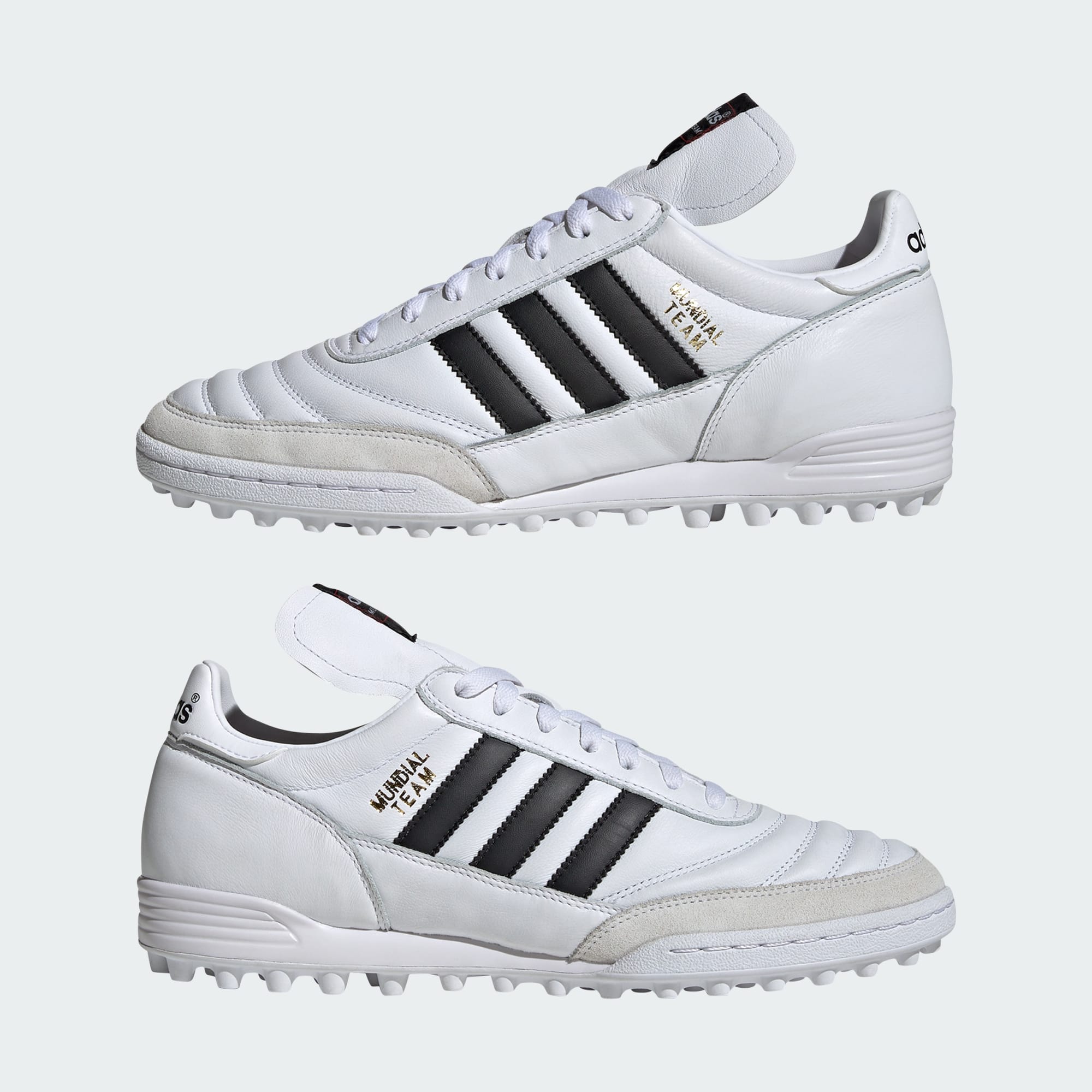 Adidas Mundial Team Turf Soccer Shoes - White/Black
