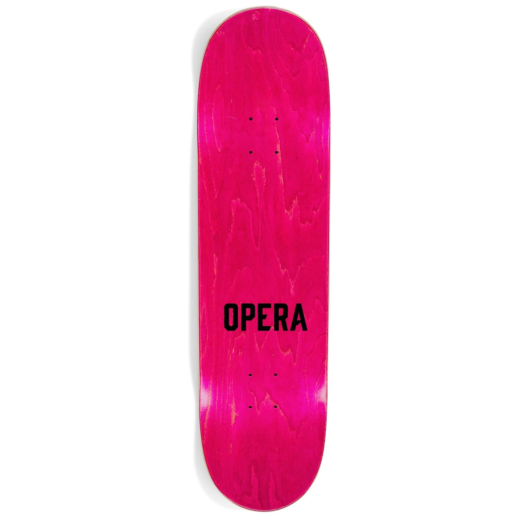 Opera Skateboard Deck Face White 7.75" x 31.1"