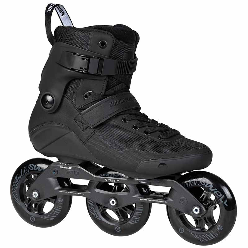 🔥🔥🔥Powerslide Swell Triple Black 110 Trinity Skates