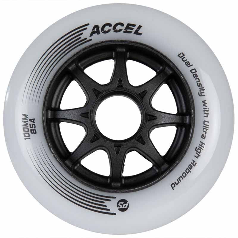 Powerslide ACCEL 100mm/85A Wheels (Pack of 8)