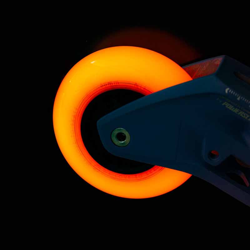 Powerslide Neons LED 80mm/85A Wheels (Pack of 4)
