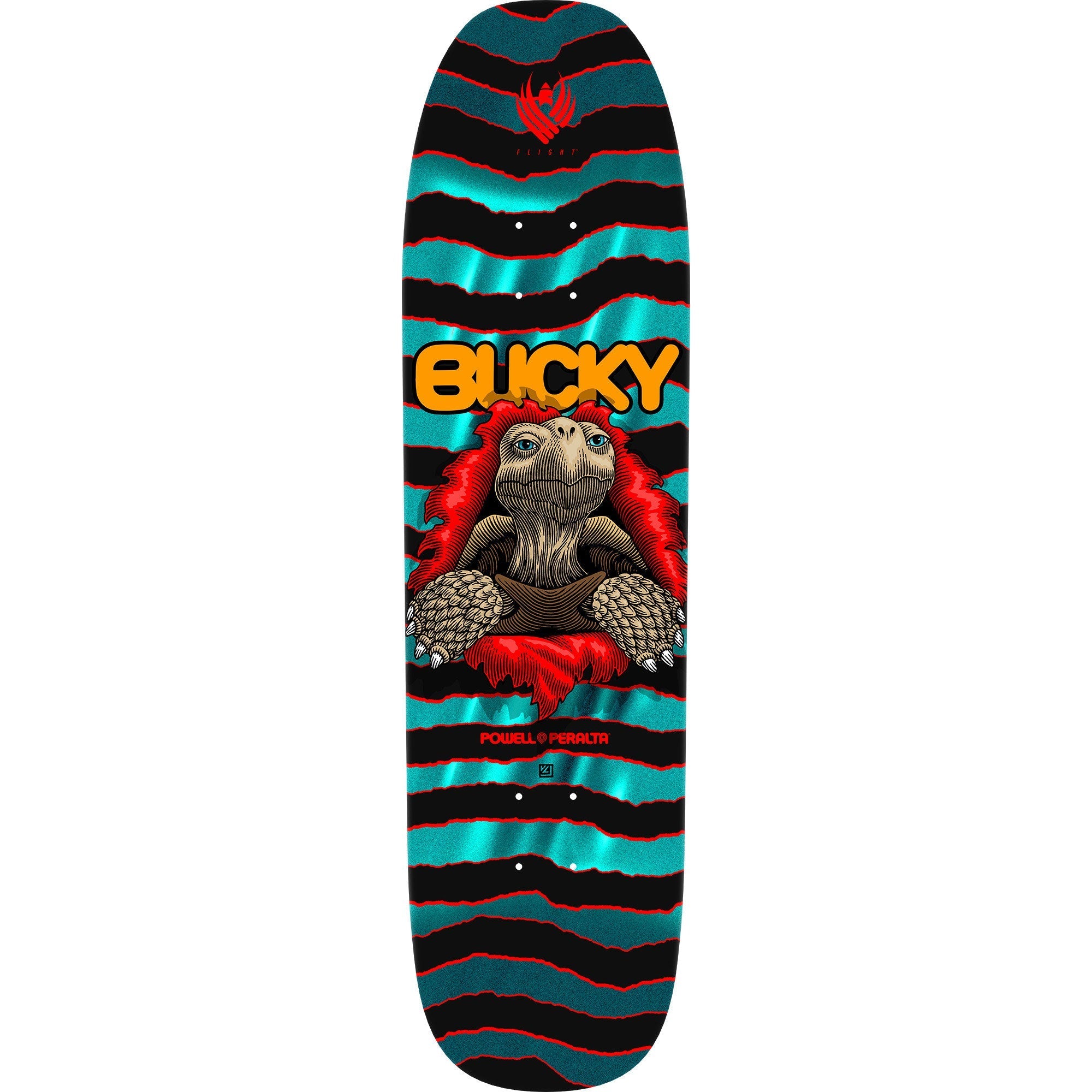 Powell Peralta Skateboard Deck Flight Bucky Lasek Tortoise 8.62" x 32.2"