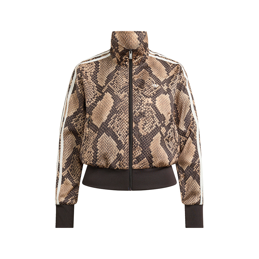Satin Snake Print Firebird Track Jacket