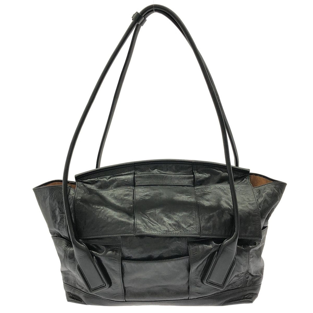 Bottega Veneta Arco Leather Tote Bag Black