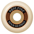 Spitfire Formula Four Lock-Ins Full Wheels Natural 99du 55mm
