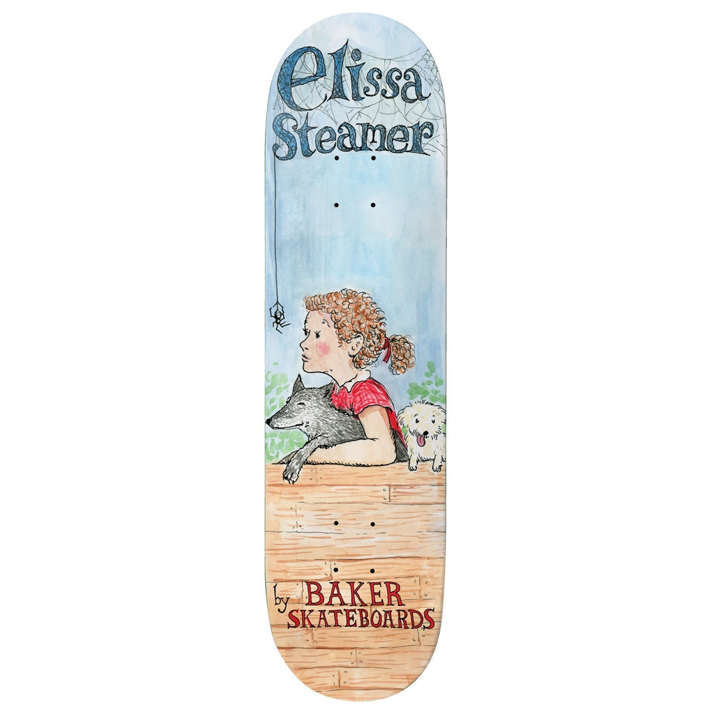 Baker Skateboard Deck Elissa Steamer Web Blue 8.25" x 31.875"
