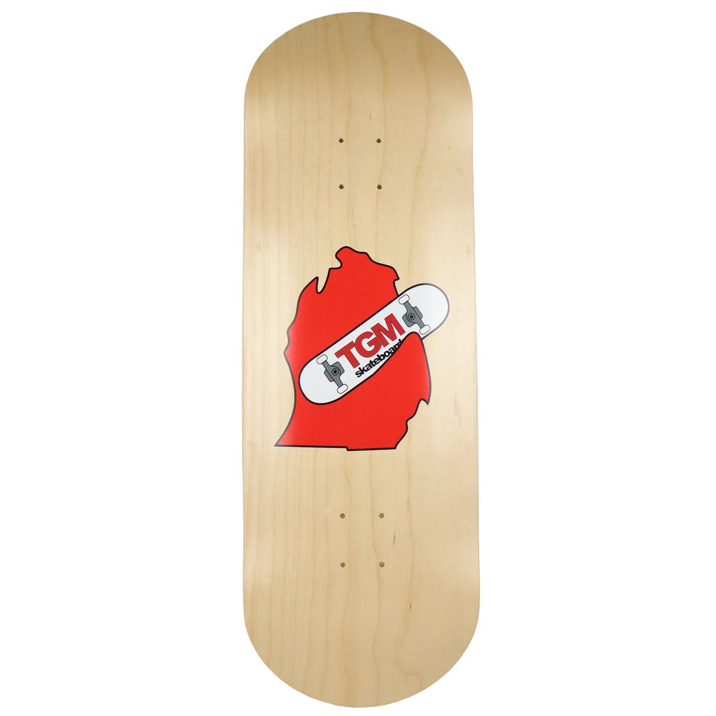 TGM Skateboards Symmetrical Twin Shape 10.25" x 32" Skateboard Deck Full Canadian Maple