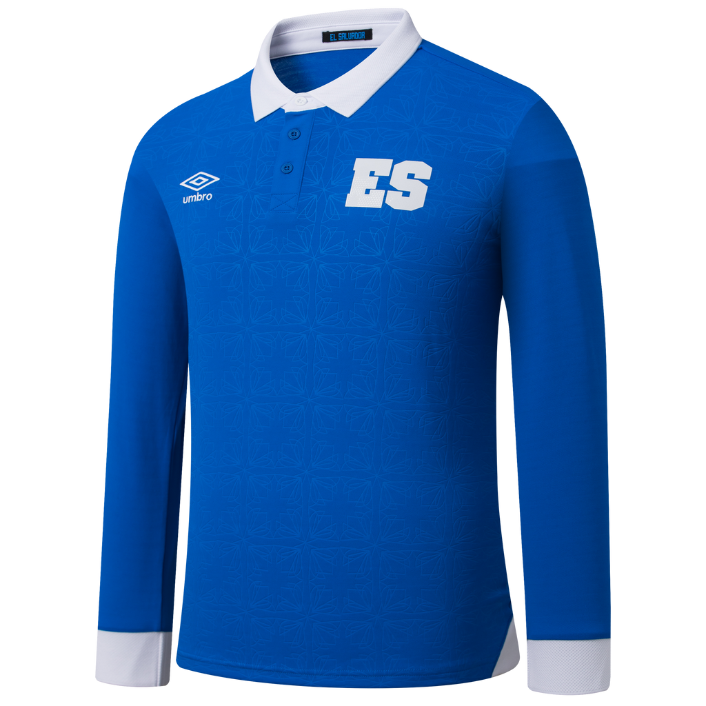Umbro El Salvador Men's Home Long Sleeve Jersey 25/26
