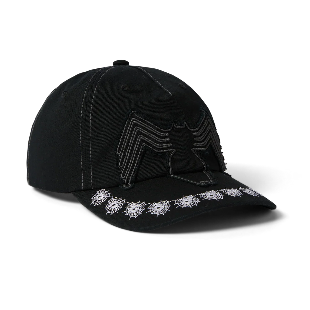 Huf X Spider-Man Venom Snapback Hat - Washed Black