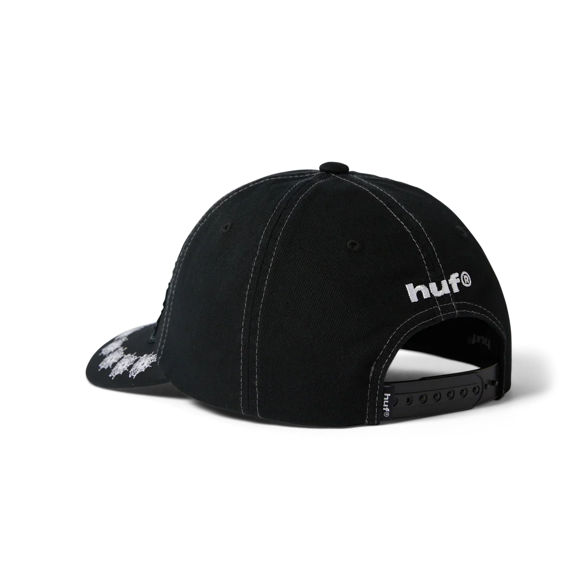 Huf X Spider-Man Venom Snapback Hat - Washed Black
