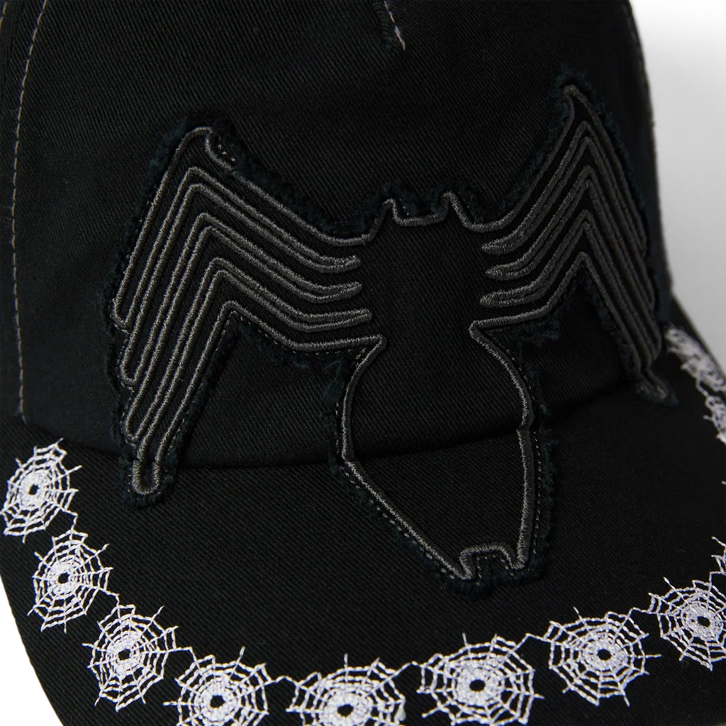 Huf X Spider-Man Venom Snapback Hat - Washed Black
