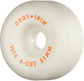 Mini Logo Wheels A-Cut "2" 51mm 101a - White (Set of 4)