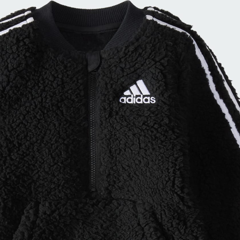 Kids' adidas 3-Stripes Sherpa Coverall Kids