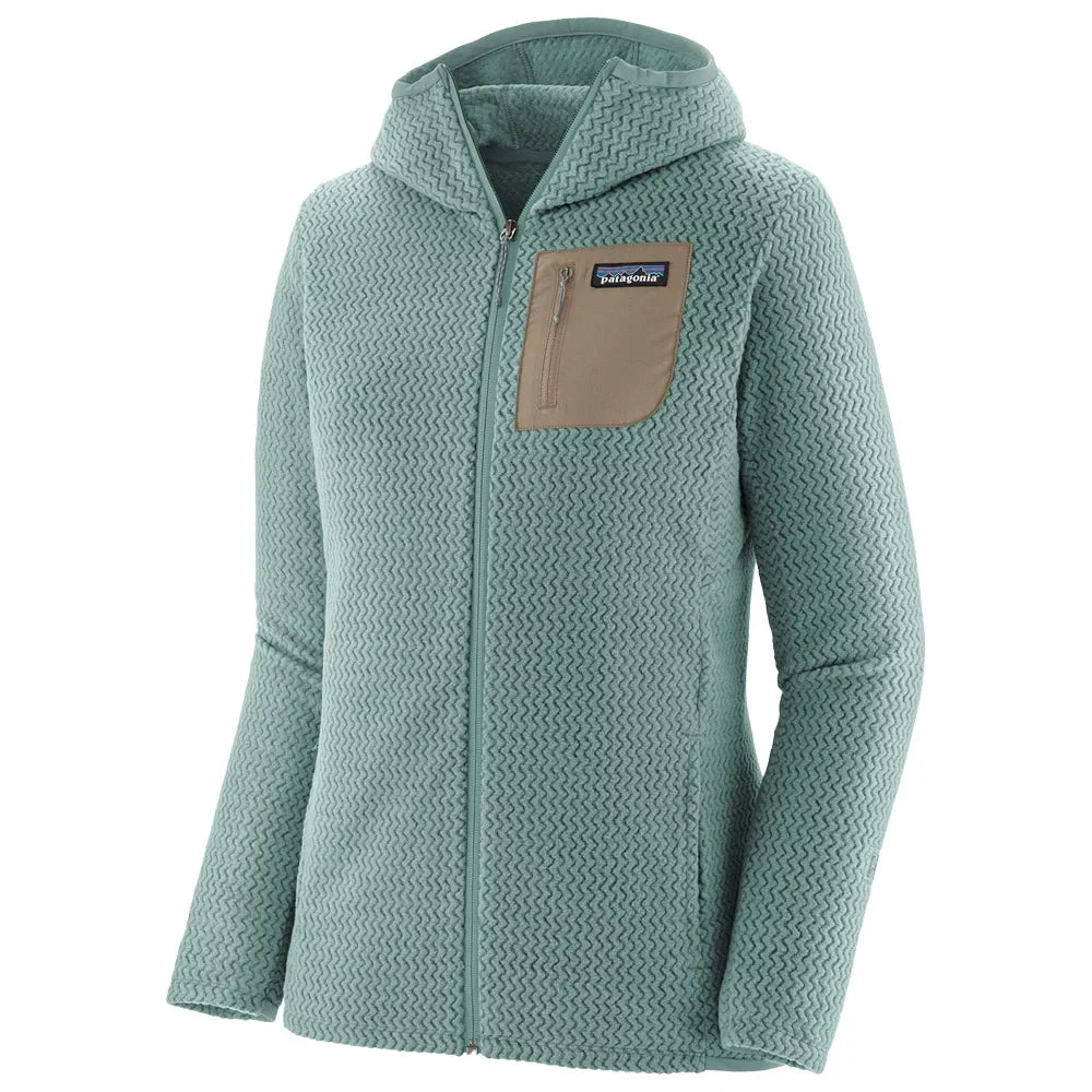 Patagonia Women's R1® Air Full-Zip Hoody Fleece Donna Thermal Blue