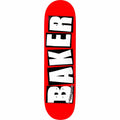 Baker Brand Logo White Skateboard Deck 8.125"