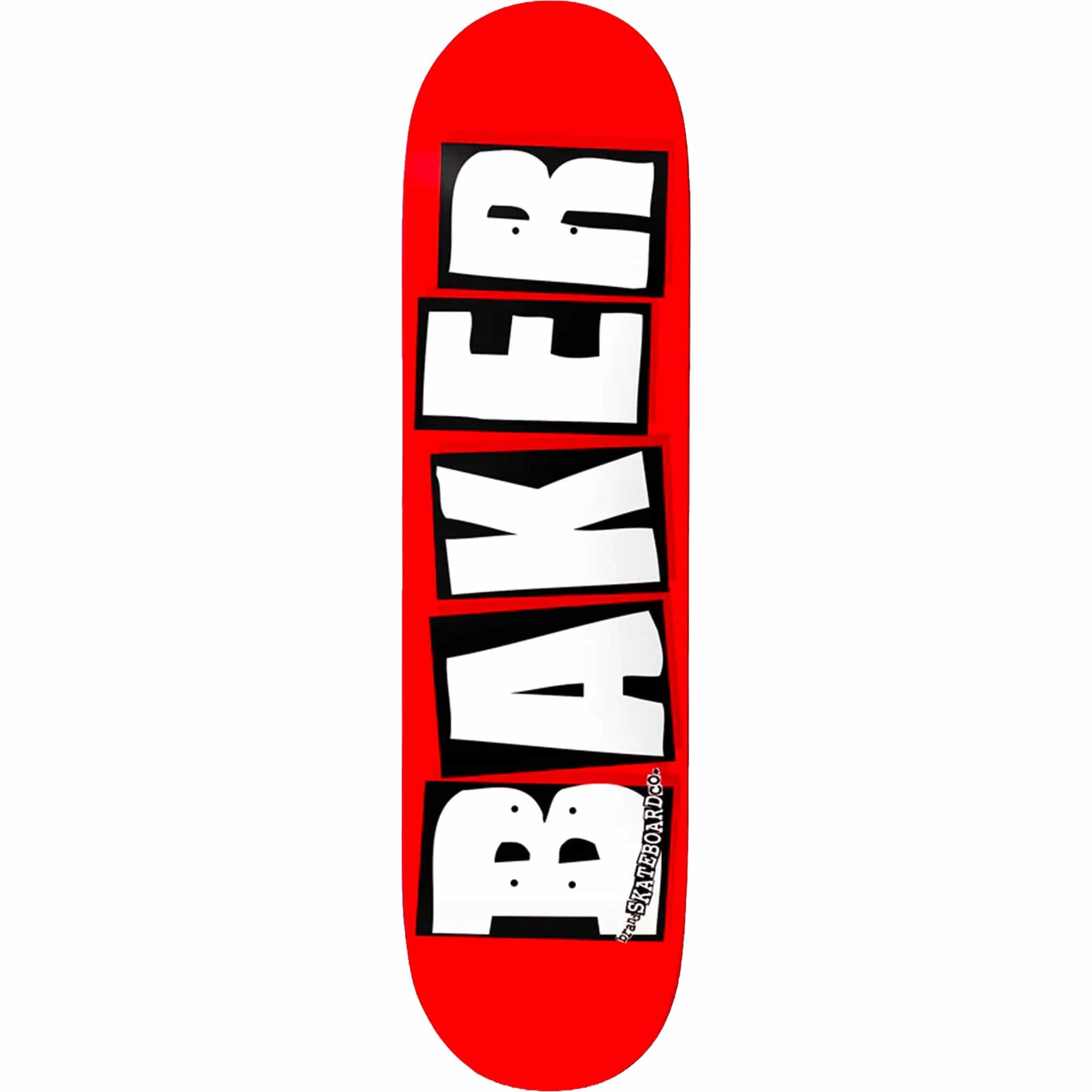 Baker Brand Logo White Skateboard Deck 8.125"