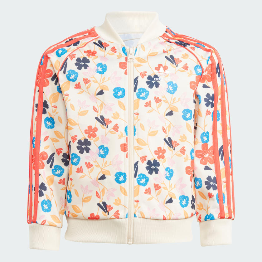 Kids' adidas Floral SST Track Suit