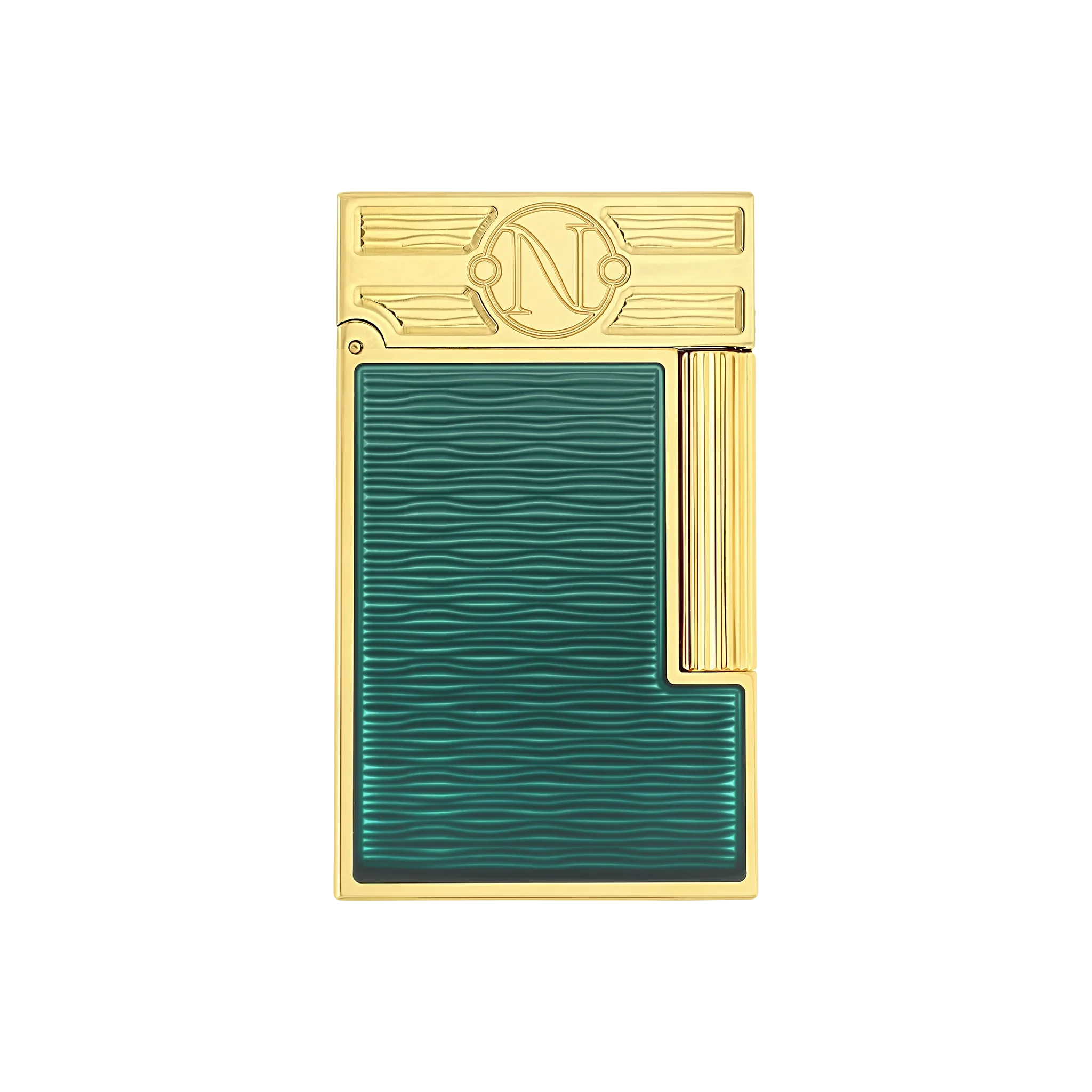 S.T. Dupont Ligne 2 20'000 Leagues Under The Seas, Green Pacific Lacquered Lighter/Briquet C16052CL