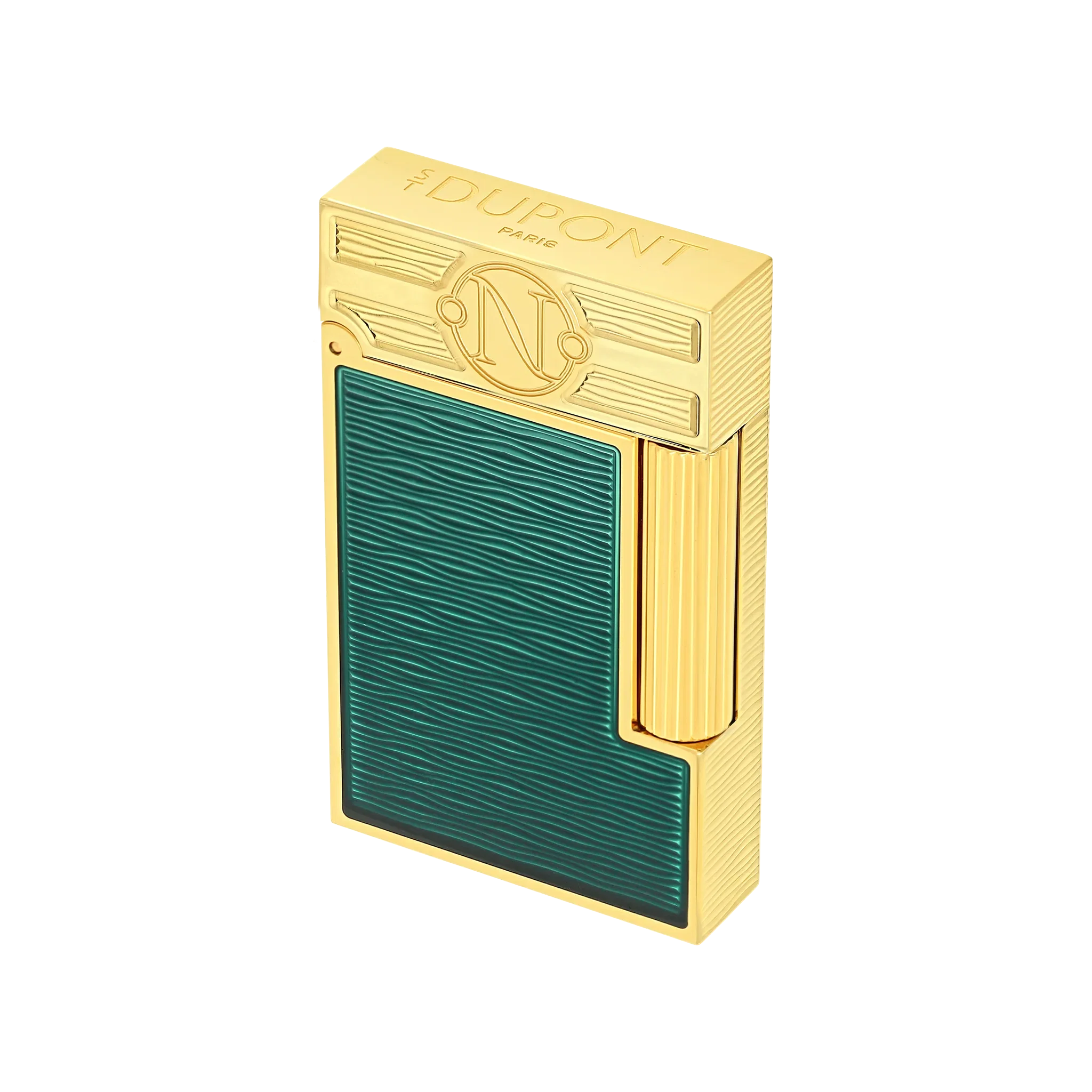 S.T. Dupont Ligne 2 20'000 Leagues Under The Seas, Green Pacific Lacquered Lighter/Briquet C16052CL