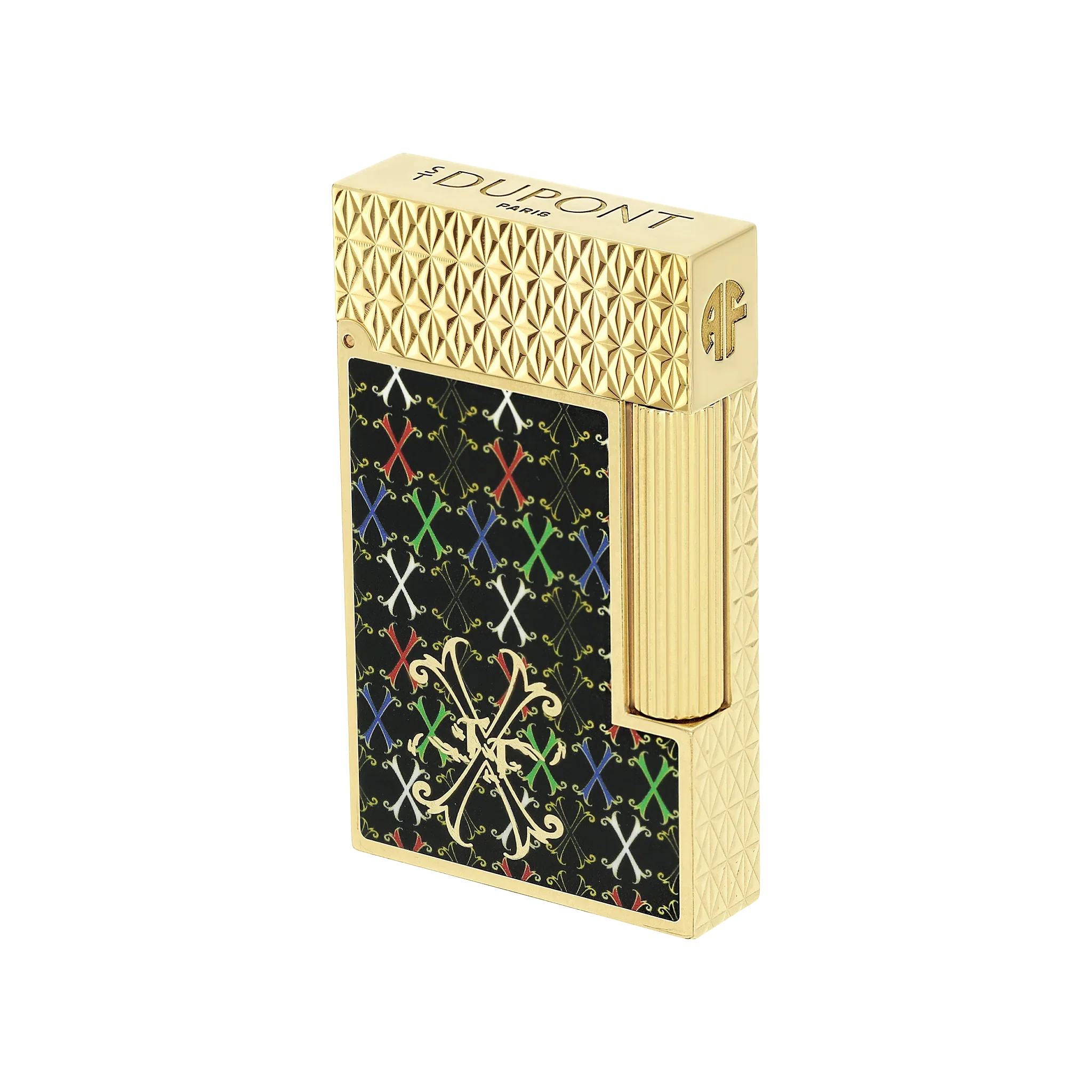 S.T. Dupont Ligne 2 Fuente Lacquered Multicolor Lighter/Briquet C16060CL