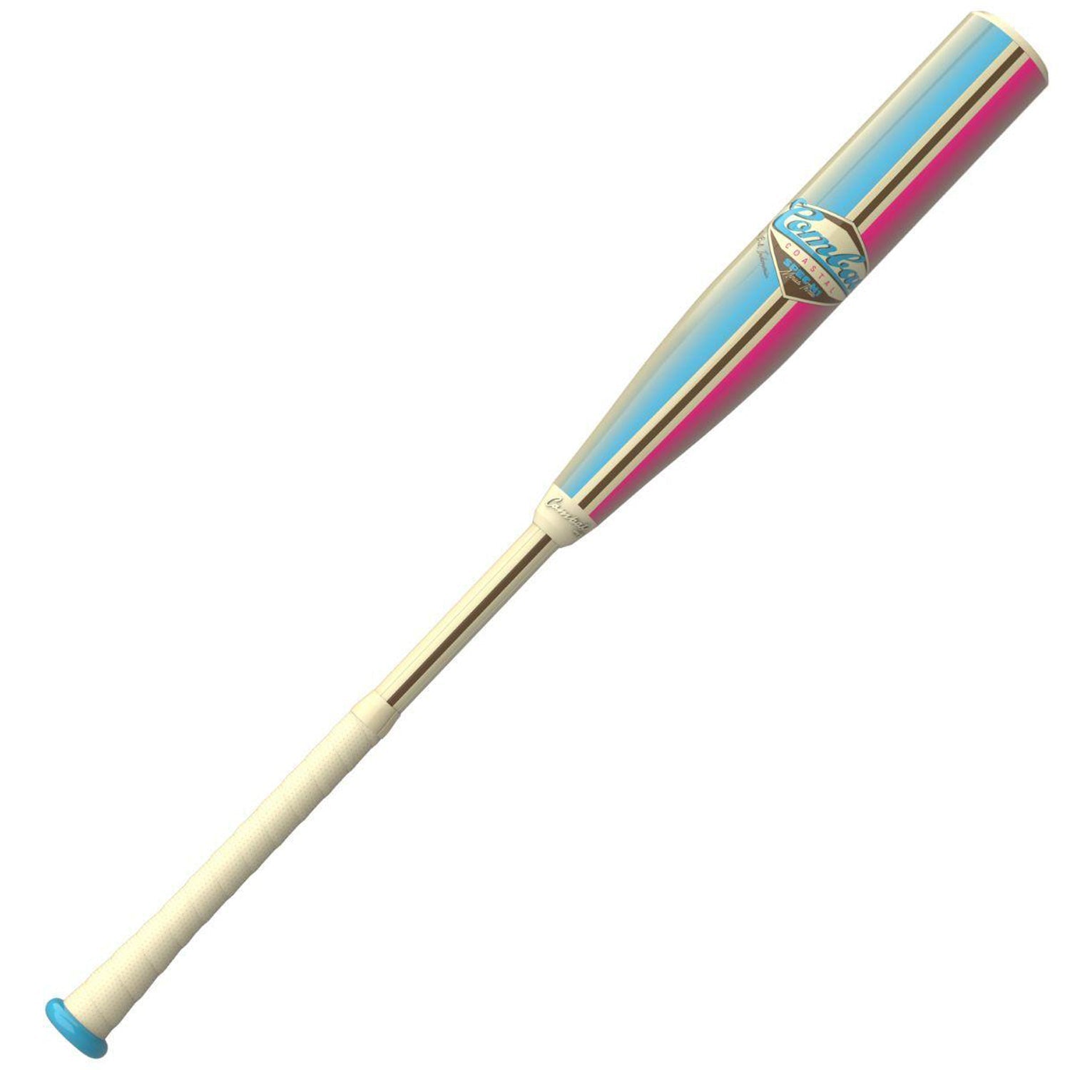 COMBAT MFG Spec H1 Coastal SND BBCOR Baseball Bat -3 | Hybrid Alloy Baseball Bat | CBB7H1CS3