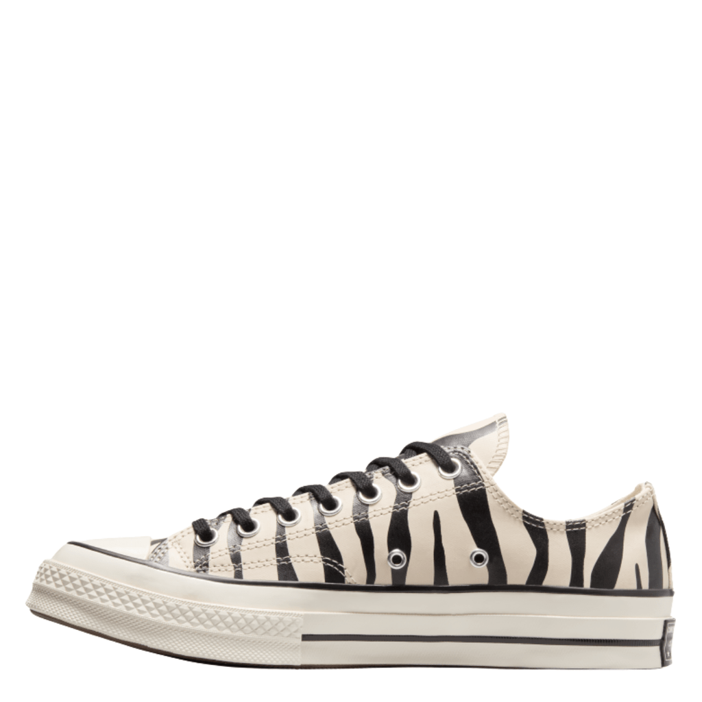 Converse Chuck 70 Glow-In-The-Dark Zebra Print Low Top in Light Dune/Black/Egret