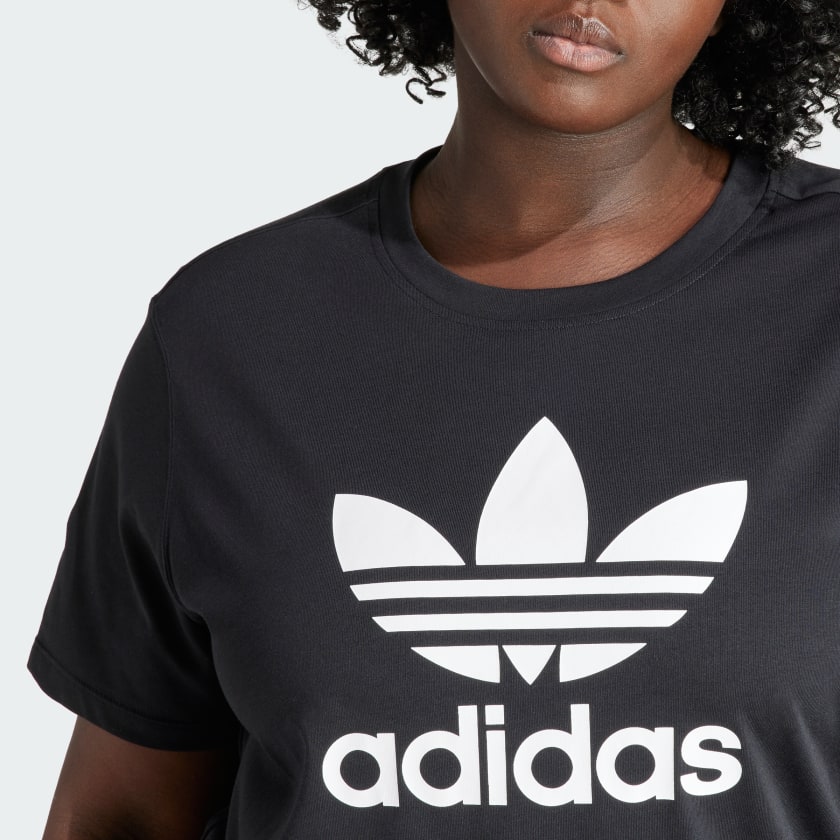 Women's adidas Adicolor Trefoil Boxy Tee (Plus Size)