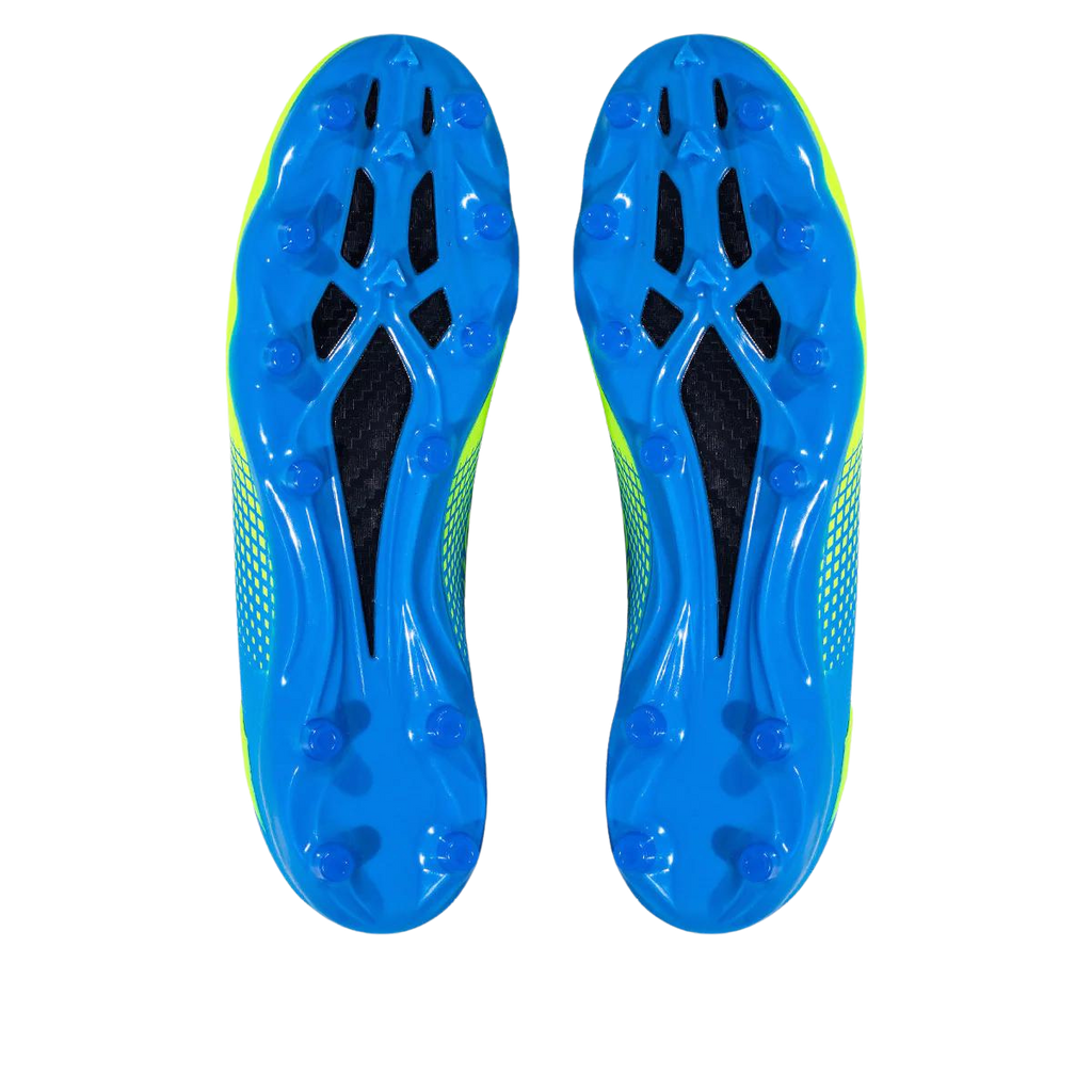 Quantum Energy Flag Football Cleats - Columbia Blue & Slime