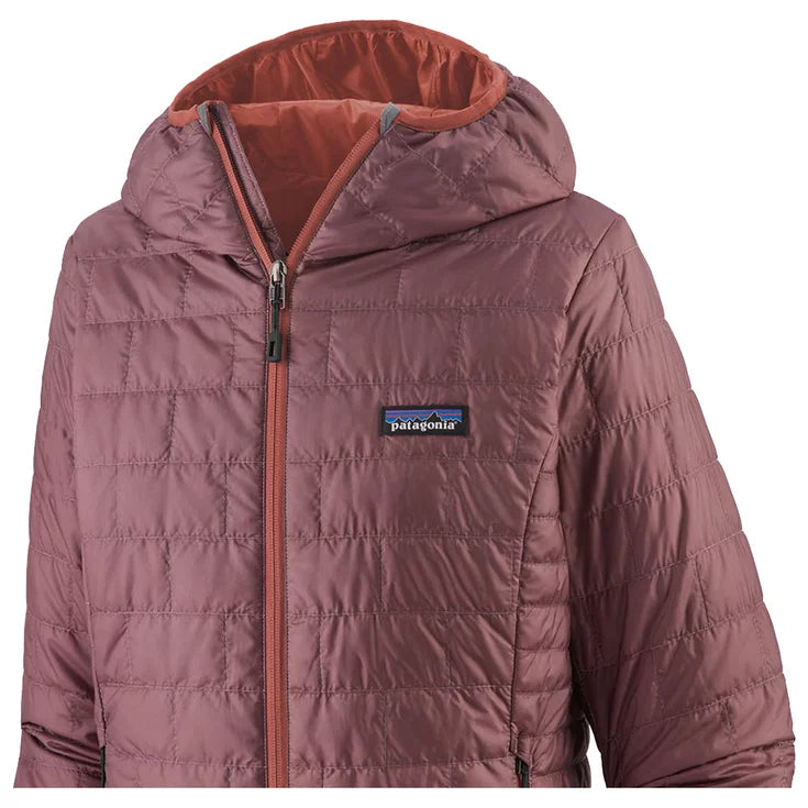 Patagonia W's Nano Puff Hoody Evening Mauve - Piumino Donna