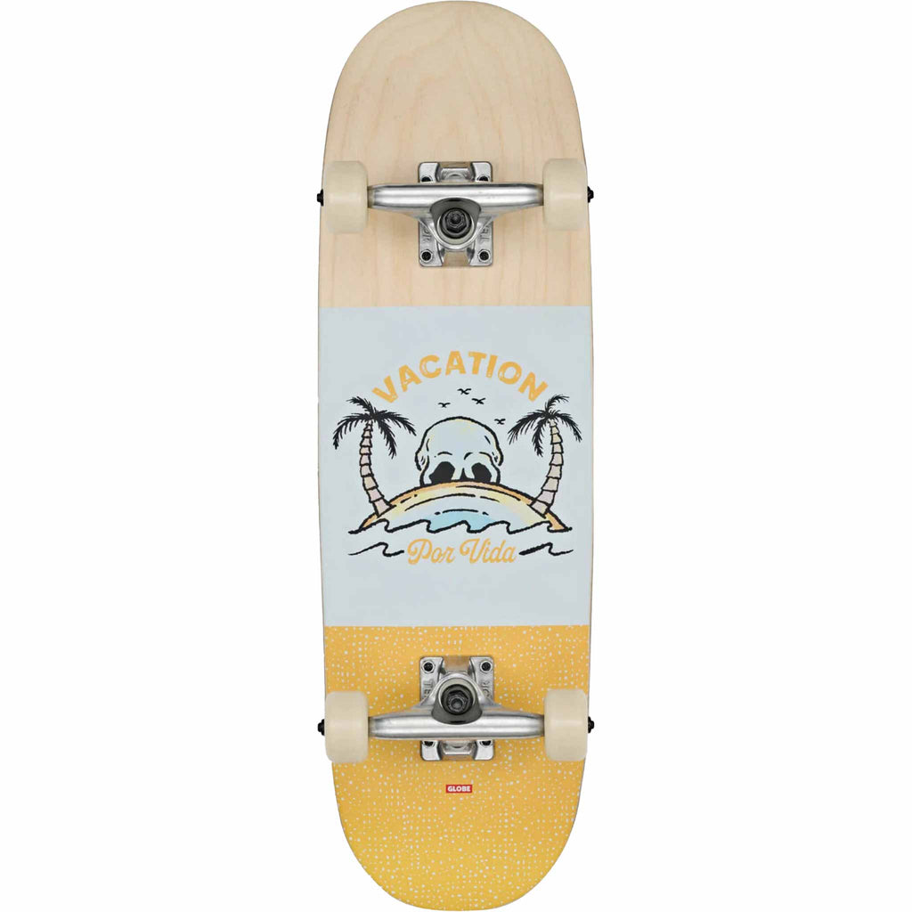 Globe Kids Softie Mini Skateboard Complete Natural Por Vida 7.9"