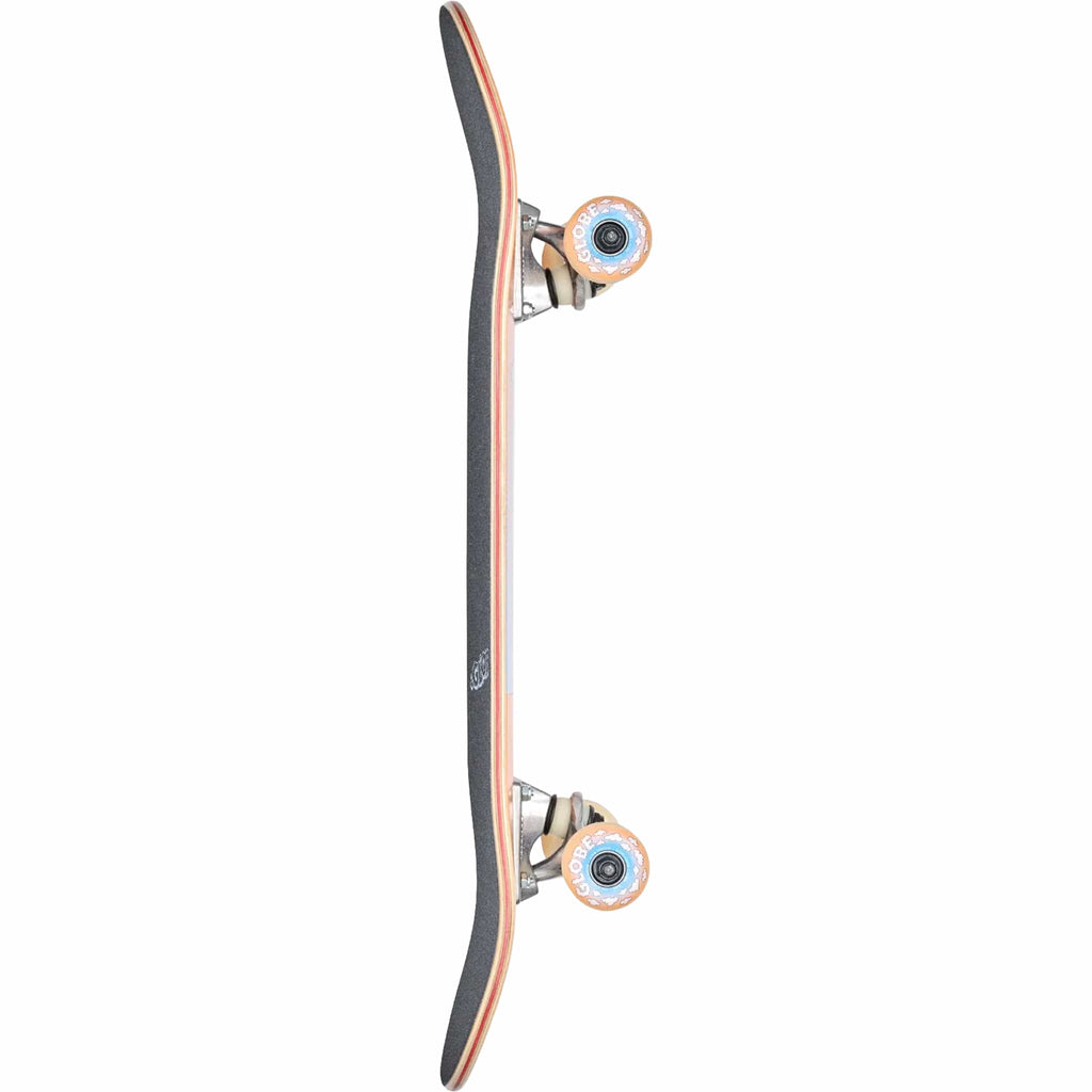 Globe Kids Wide Mini Skateboard Complete Flaming Eye 7.9"