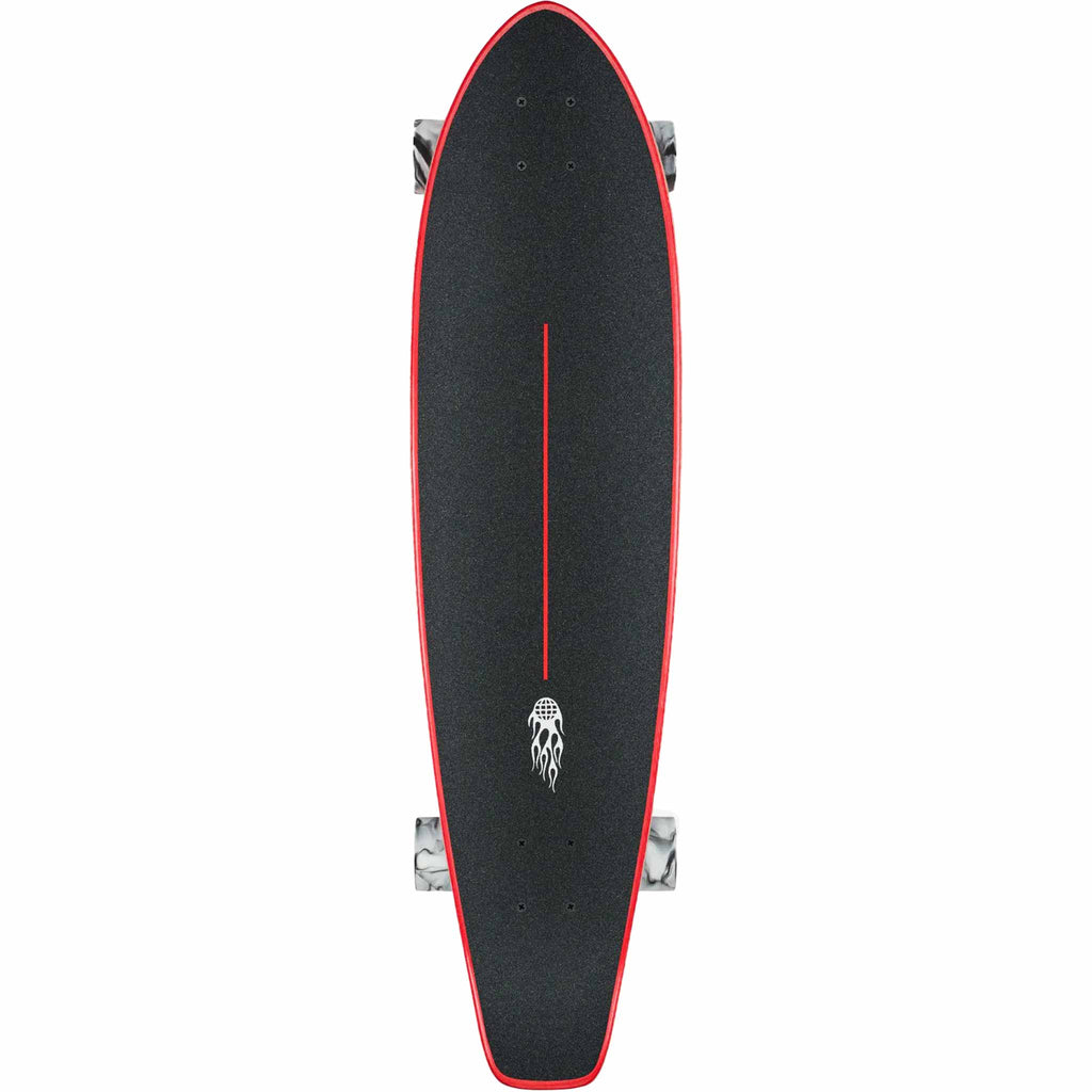 Globe The All Time Longboard Complete Red Flames 35"