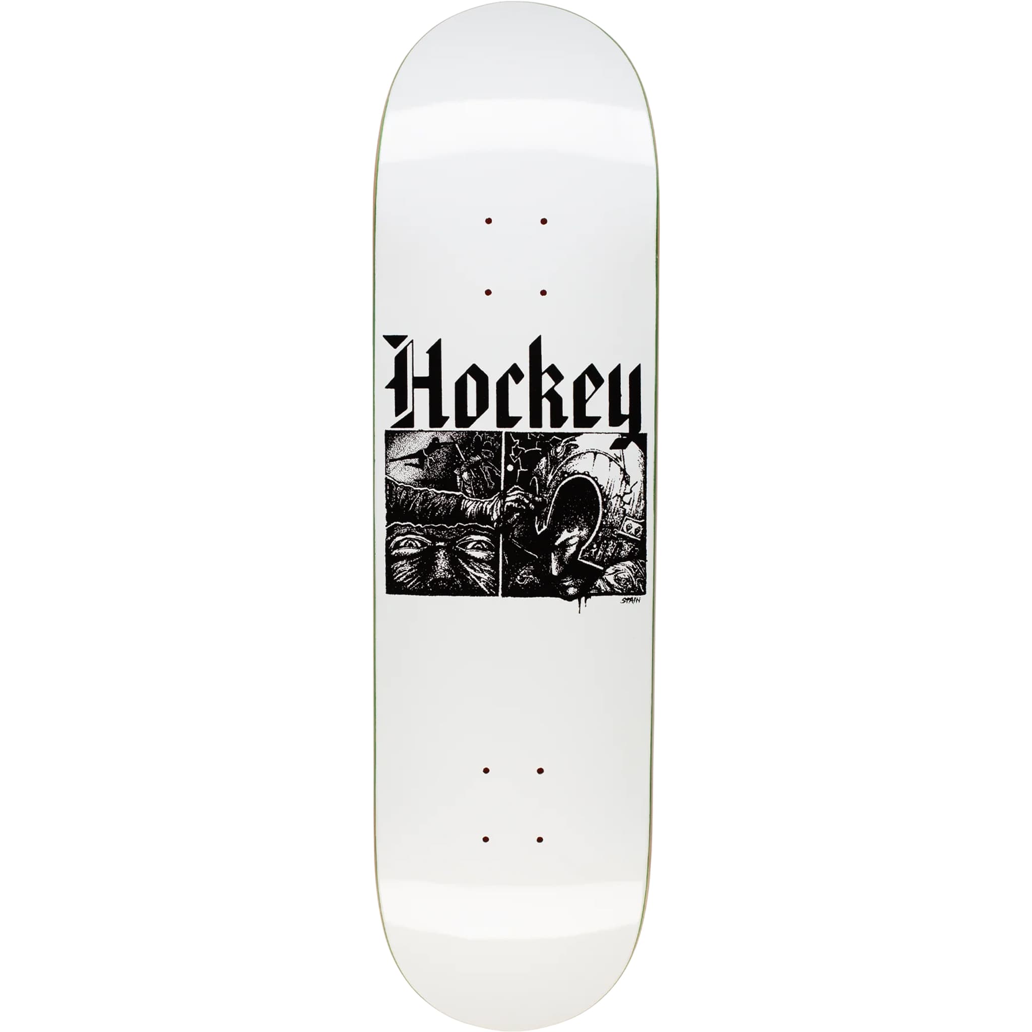 Hockey Nik Stain Middle Earth Shape 2 Skateboard Deck 8.44"