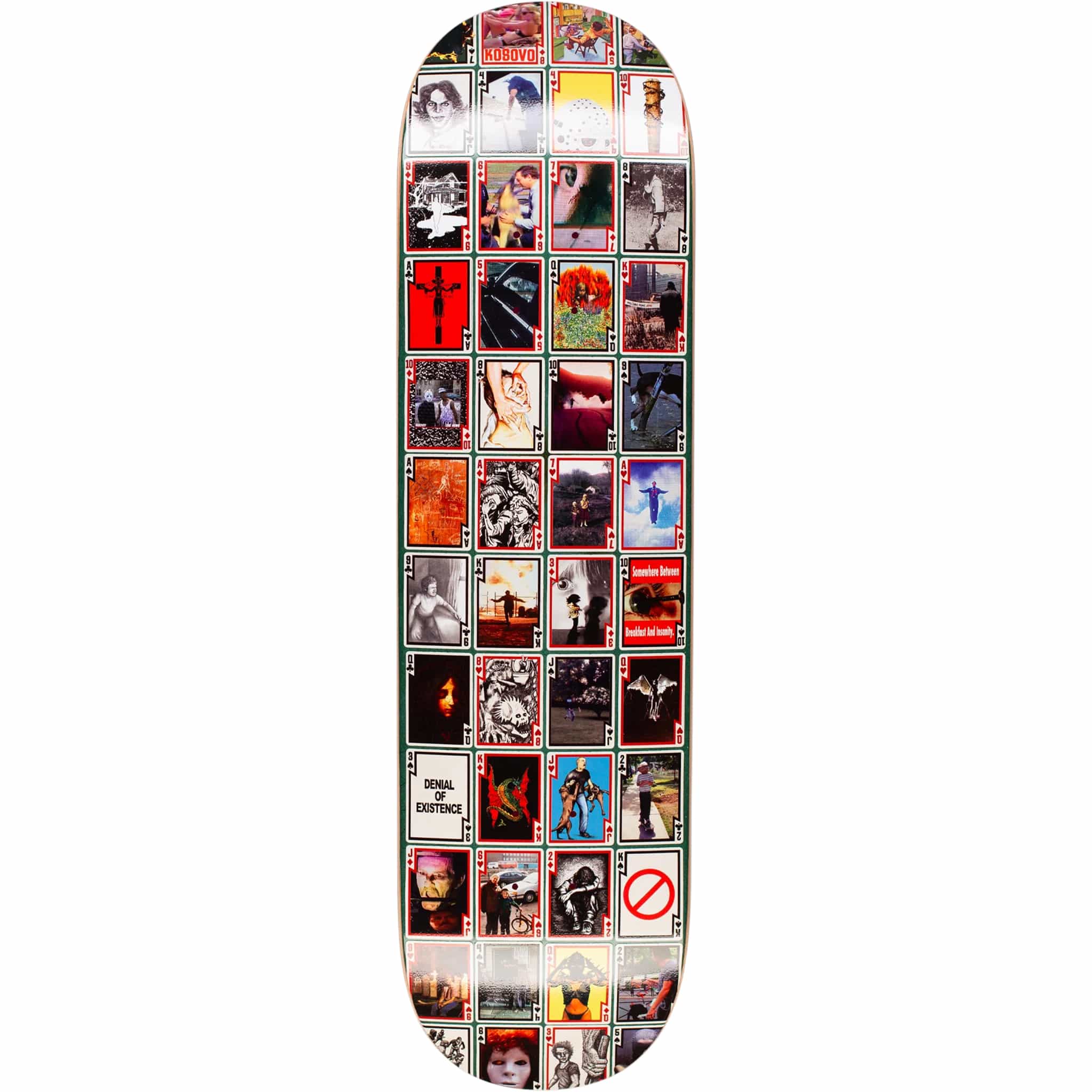 Hockey Playing Cards Skateboard Deck 8.25"