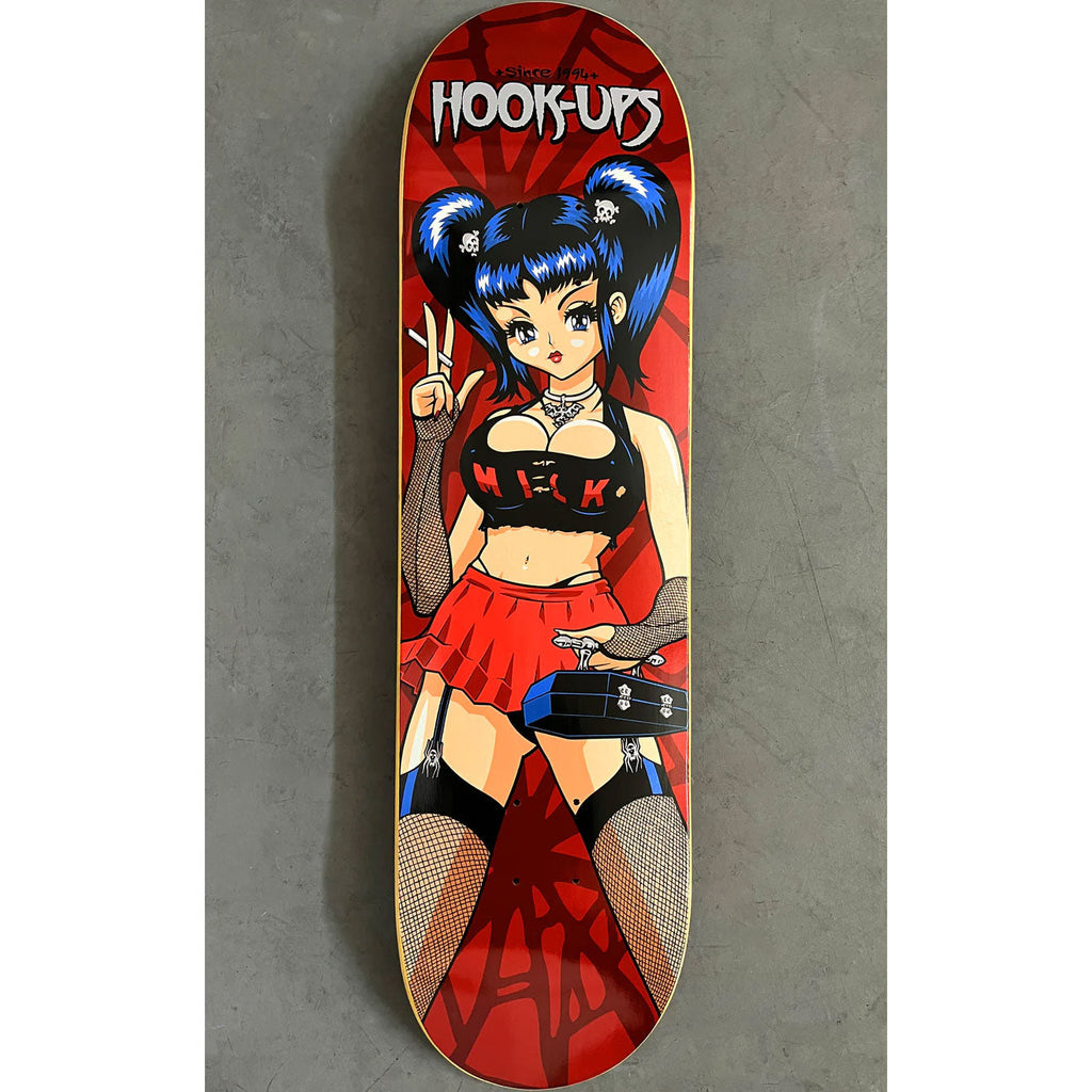 Hook Ups Skateboard Deck Raven 8.25" x 32.25"