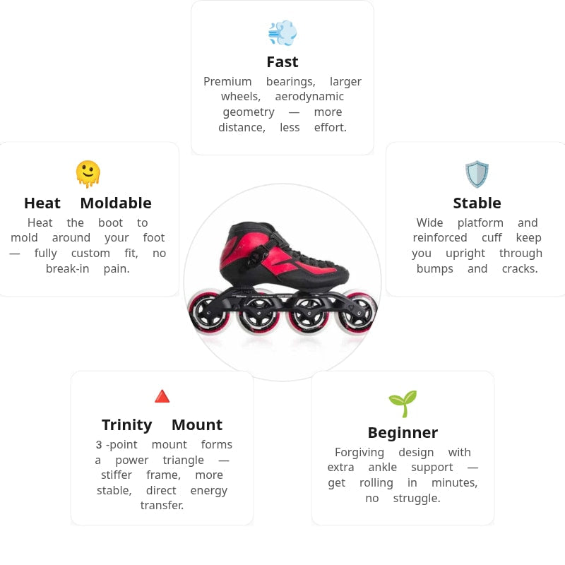 Powerslide Mantas Kids Speed Skates