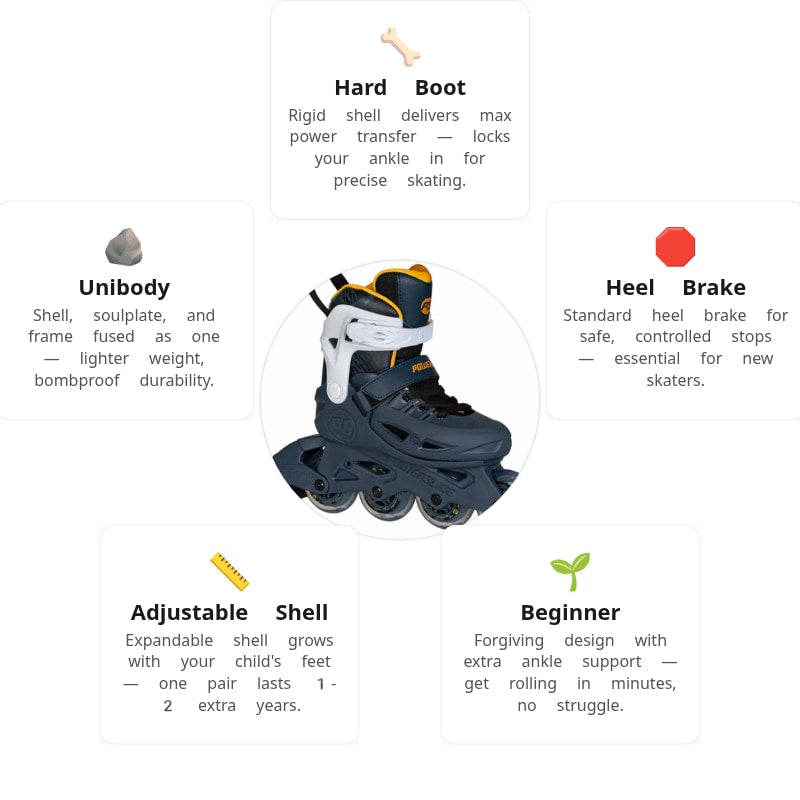 Powerslide Stargaze Dusk Kids Skates