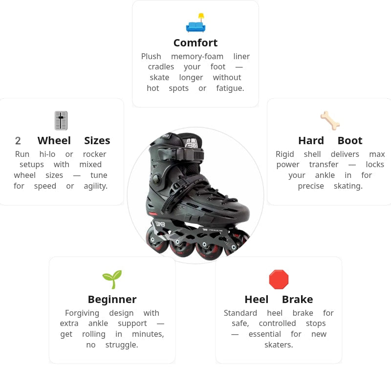 Flying Eagle B6 Hero Black Skates