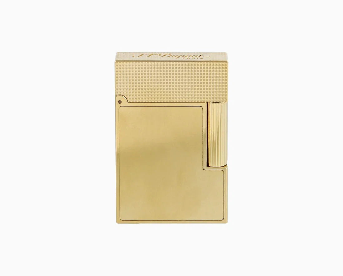 Ligne 2 Small Brushed Yellow Gold Lighter/Briquet C18602