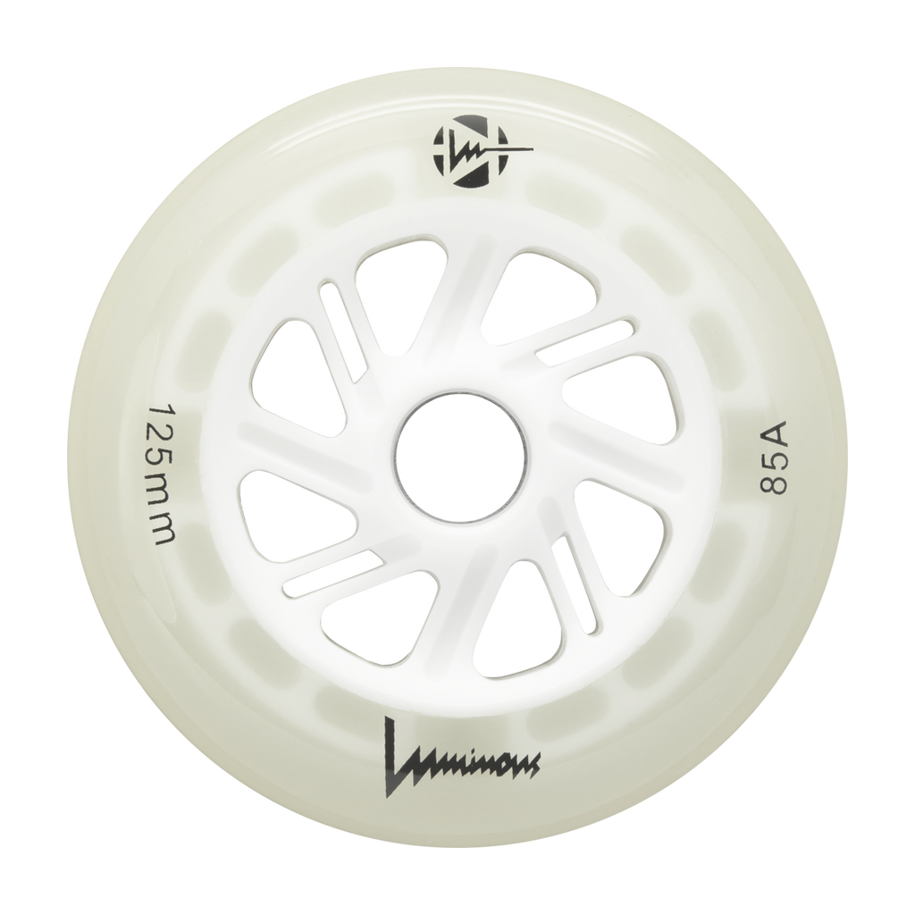 Luminous LED 125mm/85A Wheels (Pack of 3)