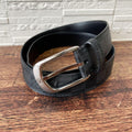 Louis Vuitton Damier Graphite Belt Ceinture Silver