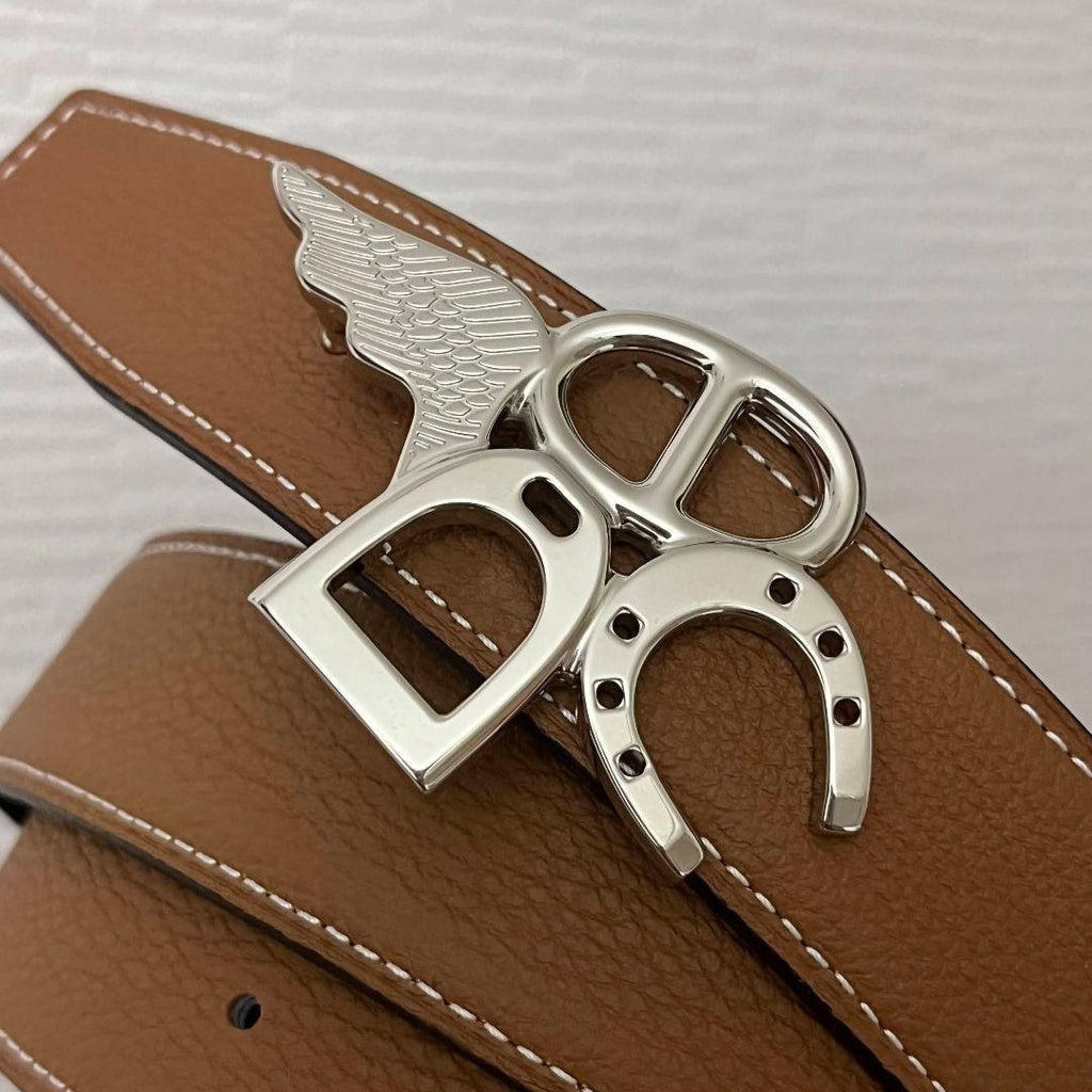 Hermes Mark B 2023 Belt Buckle Good Luck Leather